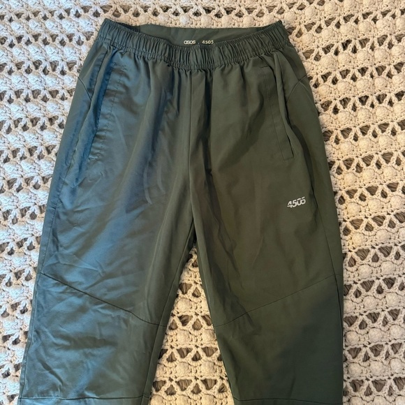 ASOS 4505 XS Green Ankle Zip Performance Sweatpants - Picture 2 of 7